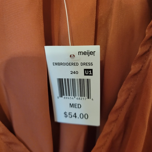 Penelope Rose Woman's Embroidered Long Sleeve Dress Size Medium NEW WITH TAGS - Picture 3 of 6